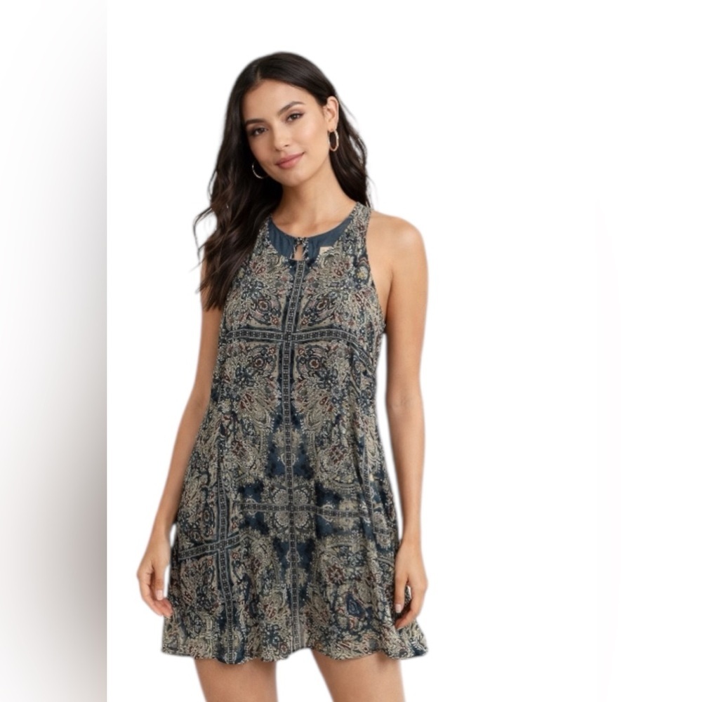 Abercrombie & Fitch XS Boho Print Sleeveless Dress